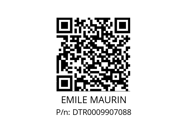   EMILE MAURIN DTR0009907088