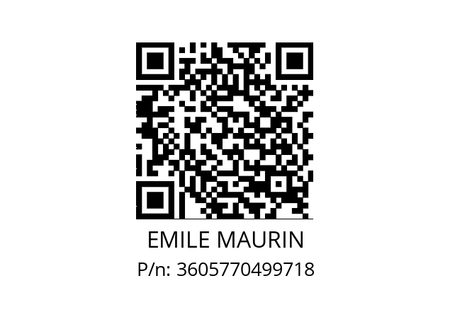   EMILE MAURIN 3605770499718