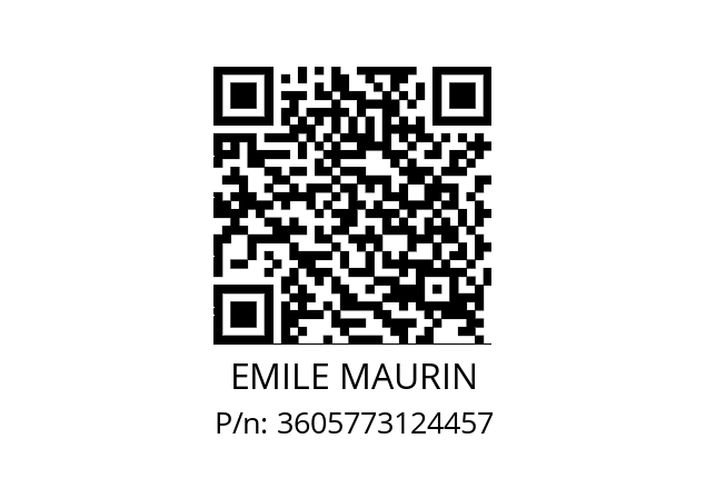   EMILE MAURIN 3605773124457