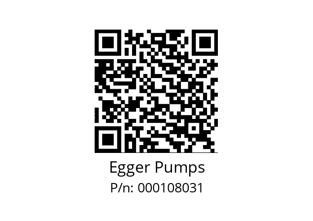   Egger Pumps 000108031