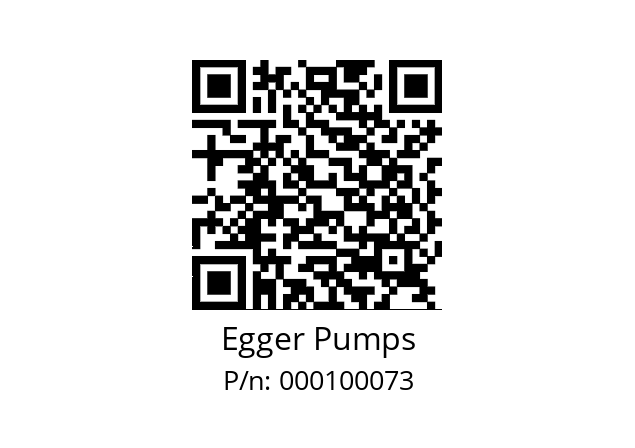   Egger Pumps 000100073