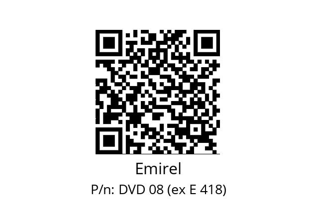   Emirel DVD 08 (ex E 418)