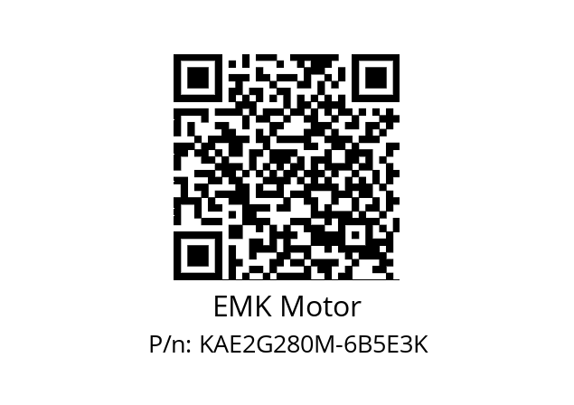   EMK Motor KAE2G280M-6B5E3K