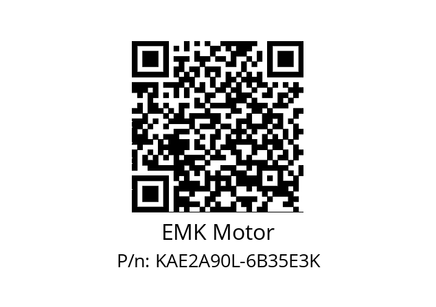   EMK Motor KAE2A90L-6B35E3K