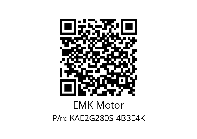   EMK Motor KAE2G280S-4B3E4K