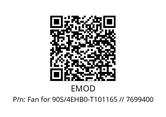   EMOD Fan for 90S/4EHB0-T101165 // 7699400