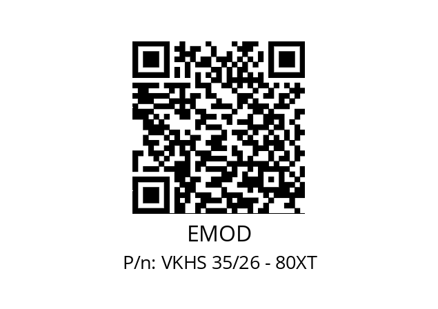   EMOD VKHS 35/26 - 80XT