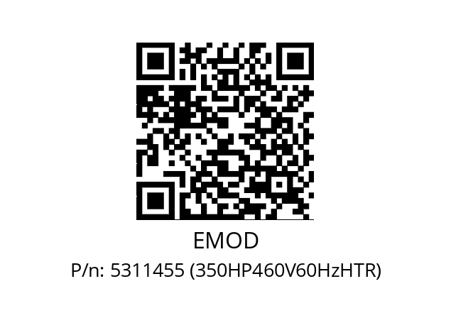   EMOD 5311455 (350HP460V60HzHTR)