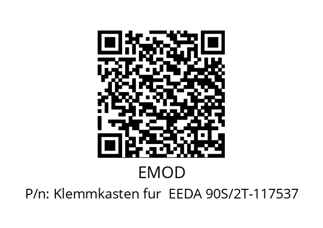   EMOD Klemmkasten fur  EEDA 90S/2T-117537