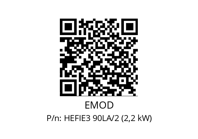   EMOD HEFIE3 90LA/2 (2,2 kW)