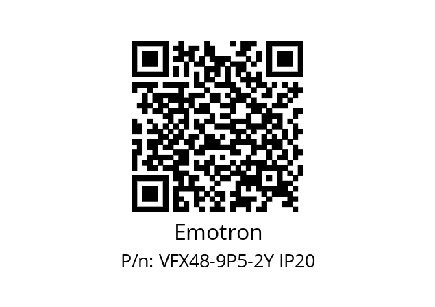   Emotron VFX48-9P5-2Y IP20