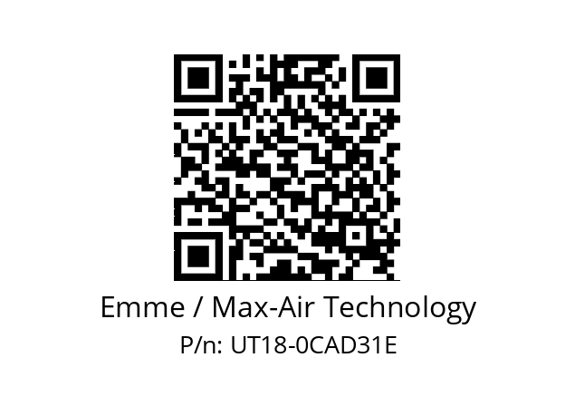   Emme / Max-Air Technology UT18-0CAD31E