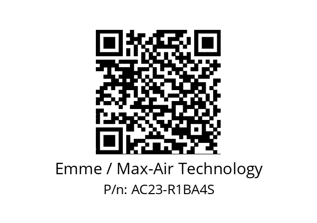   Emme / Max-Air Technology AC23-R1BA4S