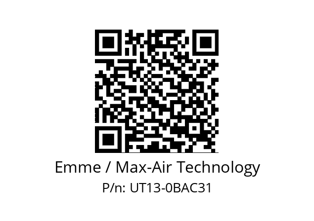   Emme / Max-Air Technology UT13-0BAC31