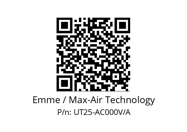   Emme / Max-Air Technology UT25-AC000V/A