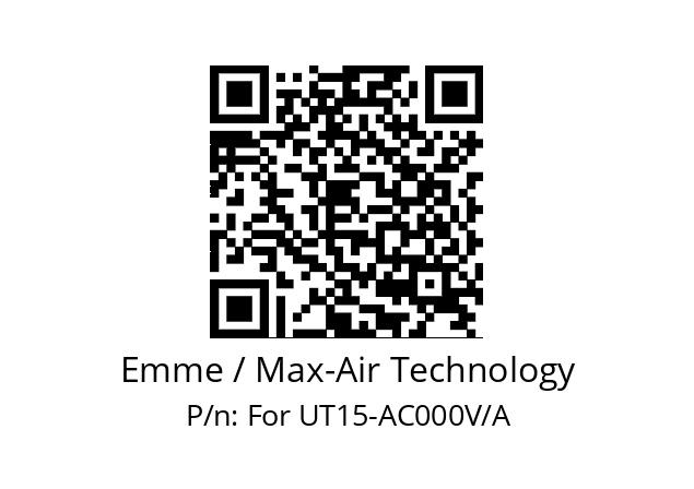   Emme / Max-Air Technology For UT15-AC000V/A