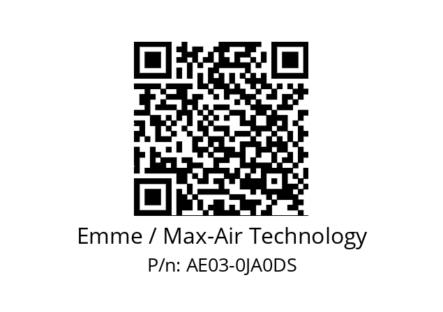   Emme / Max-Air Technology AE03-0JA0DS