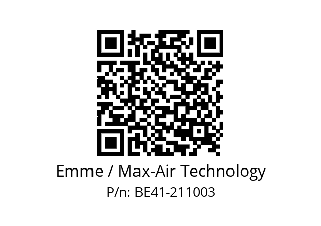   Emme / Max-Air Technology BE41-211003