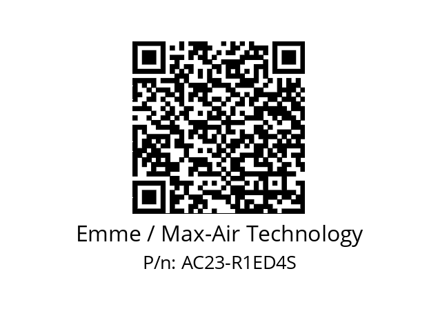  22x17 H27 Emme / Max-Air Technology AC23-R1ED4S