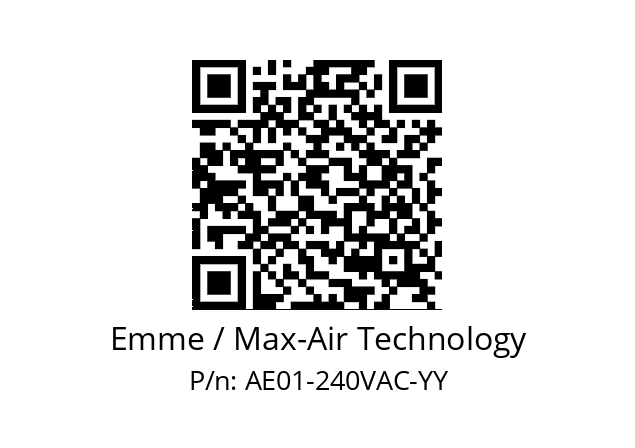   Emme / Max-Air Technology AE01-240VAC-YY