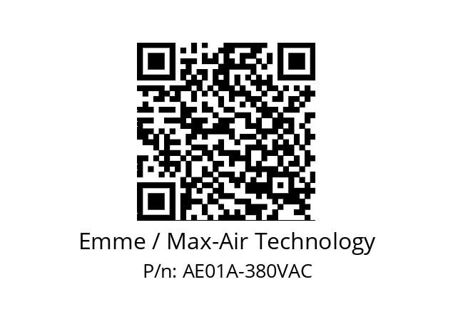   Emme / Max-Air Technology AE01A-380VAC