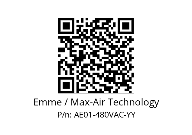   Emme / Max-Air Technology AE01-480VAC-YY