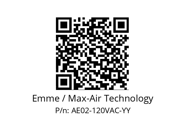   Emme / Max-Air Technology AE02-120VAC-YY