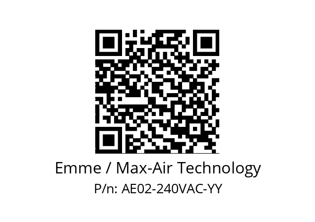   Emme / Max-Air Technology AE02-240VAC-YY