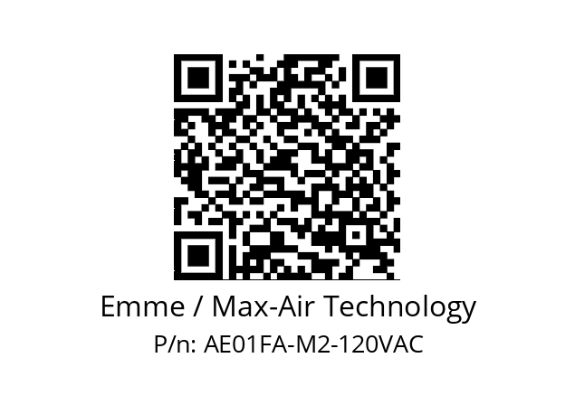   Emme / Max-Air Technology AE01FA-M2-120VAC