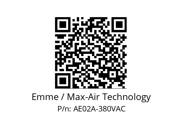   Emme / Max-Air Technology AE02A-380VAC