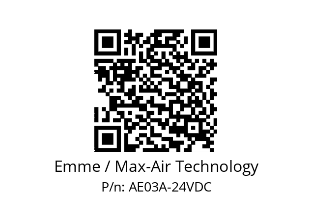   Emme / Max-Air Technology AE03A-24VDC