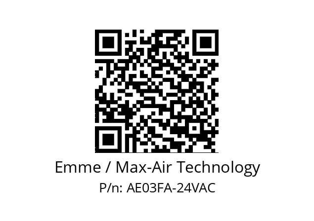   Emme / Max-Air Technology AE03FA-24VAC