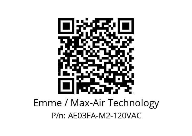   Emme / Max-Air Technology AE03FA-M2-120VAC