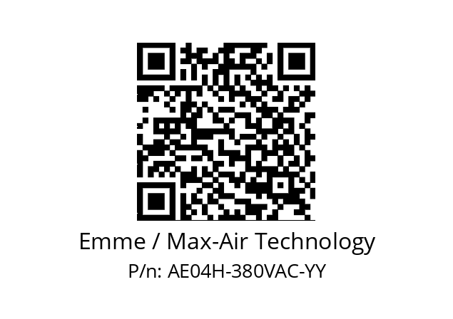   Emme / Max-Air Technology AE04H-380VAC-YY