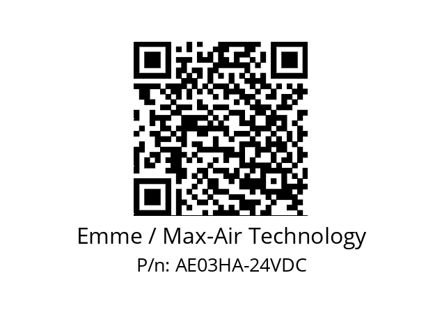   Emme / Max-Air Technology AE03HA-24VDC