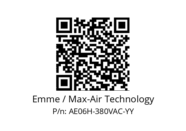   Emme / Max-Air Technology AE06H-380VAC-YY