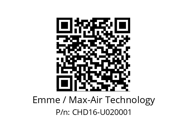   Emme / Max-Air Technology CHD16-U020001