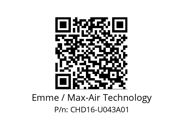   Emme / Max-Air Technology CHD16-U043A01