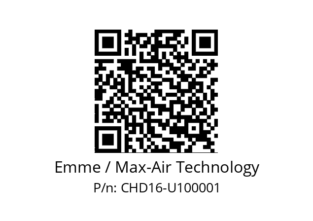   Emme / Max-Air Technology CHD16-U100001