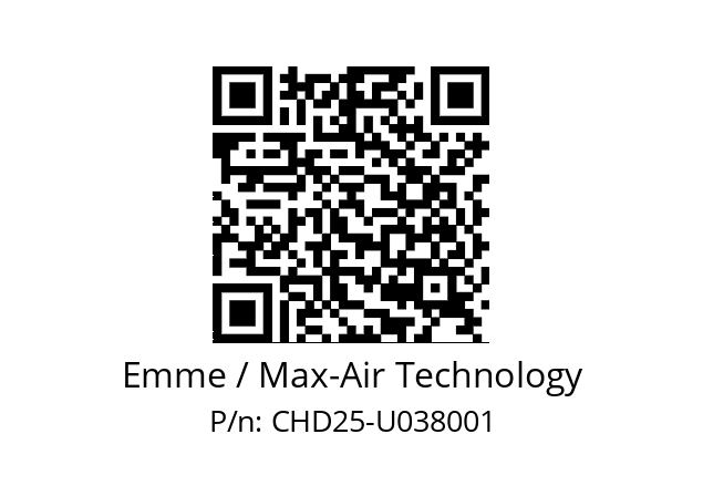   Emme / Max-Air Technology CHD25-U038001