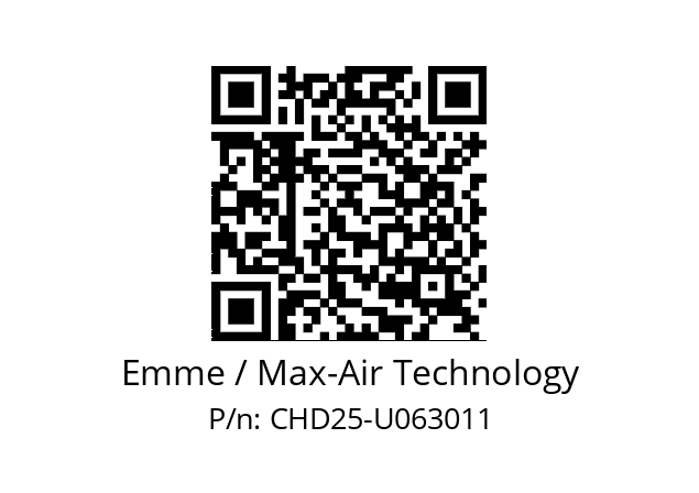   Emme / Max-Air Technology CHD25-U063011