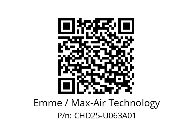   Emme / Max-Air Technology CHD25-U063A01