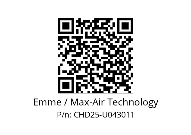   Emme / Max-Air Technology CHD25-U043011