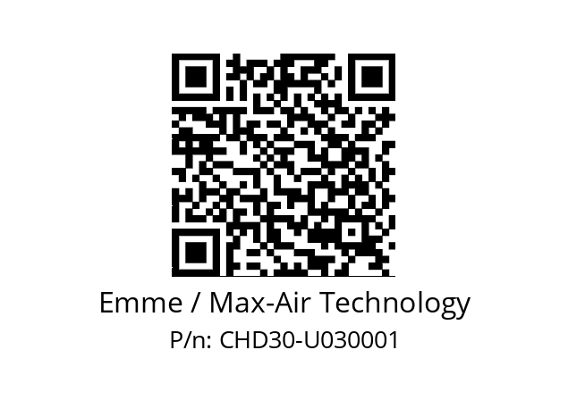   Emme / Max-Air Technology CHD30-U030001