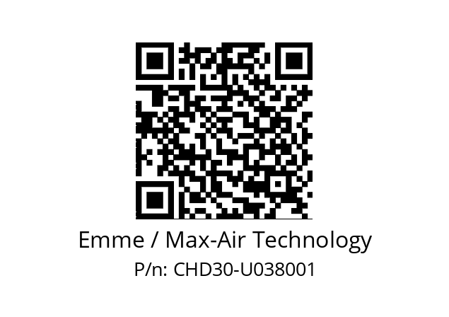   Emme / Max-Air Technology CHD30-U038001