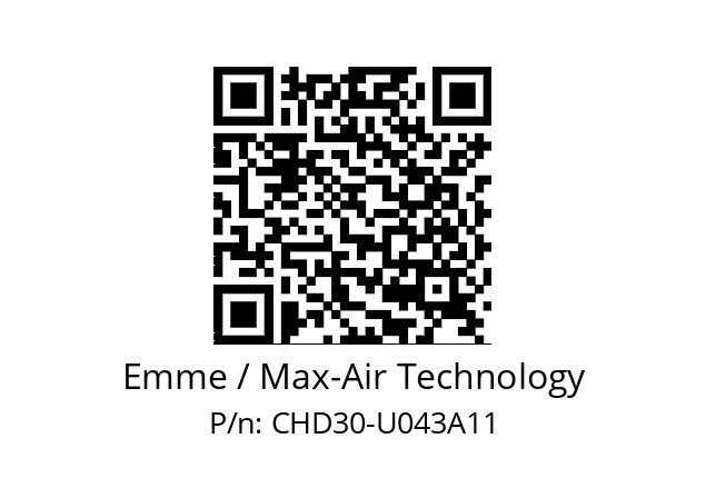   Emme / Max-Air Technology CHD30-U043A11