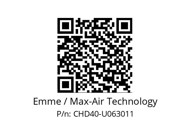   Emme / Max-Air Technology CHD40-U063011