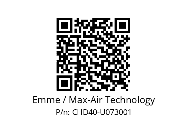   Emme / Max-Air Technology CHD40-U073001