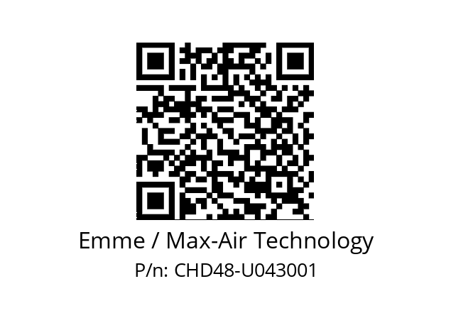   Emme / Max-Air Technology CHD48-U043001