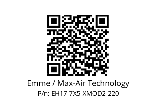   Emme / Max-Air Technology EH17-7X5-XMOD2-220